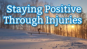 how to stay positive while recovering from an injury