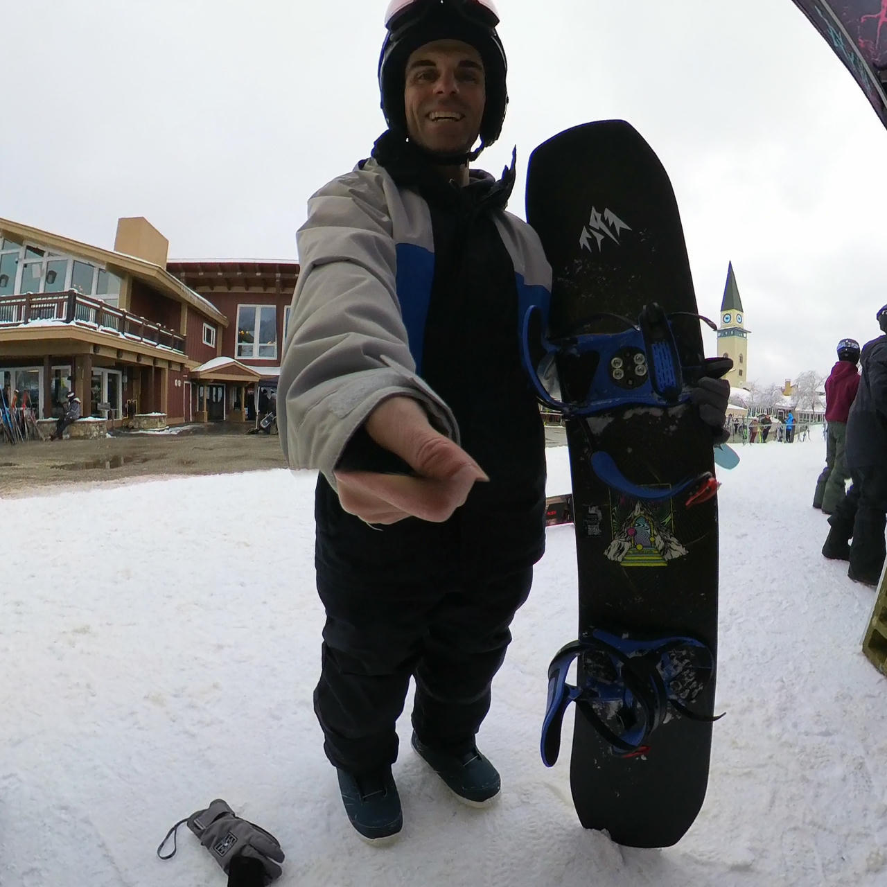 Steve Weber of Board of the World Holding the Jones Mountain Twin