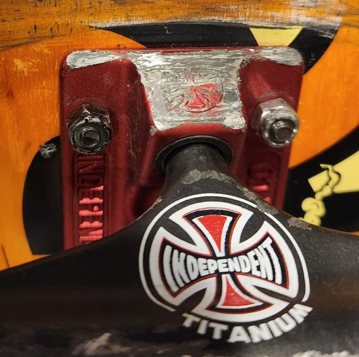 wearing on indy titanium baseplate