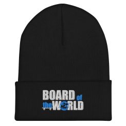 Board of the World Embroidered Cuffed Beanie