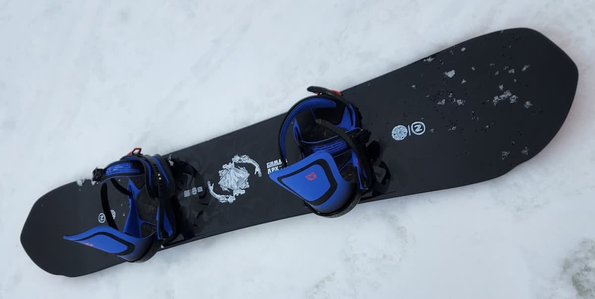 Nidecker Gamma APX with Union Ultra Bindings