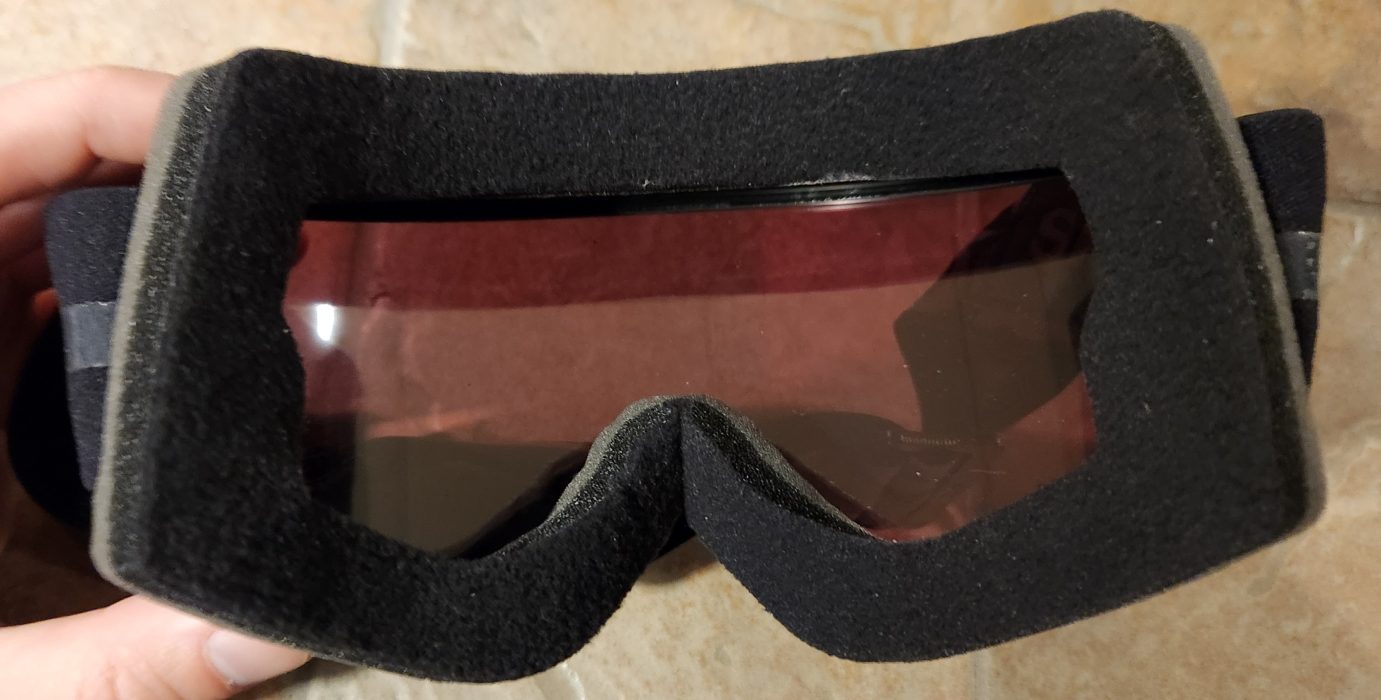 spy marauder elite close up of the comfortable foam loaning