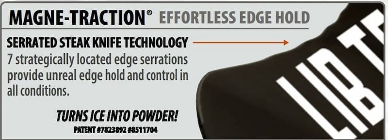 Magne Traction diagram for Lib Tech Orca