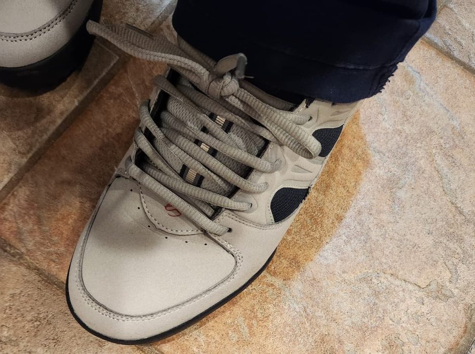Steve wearing the es silo sc skate shoe