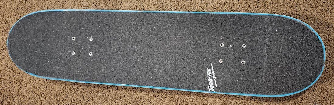 top of the enjoi impact light to show the deck's shape