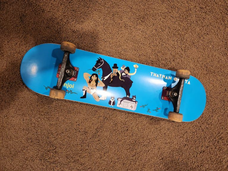 Enjoi Mark Of The Beast Skateboard Deck – Resin 7 Konstruktion, Flach Konkav, Lebenslange Garantie