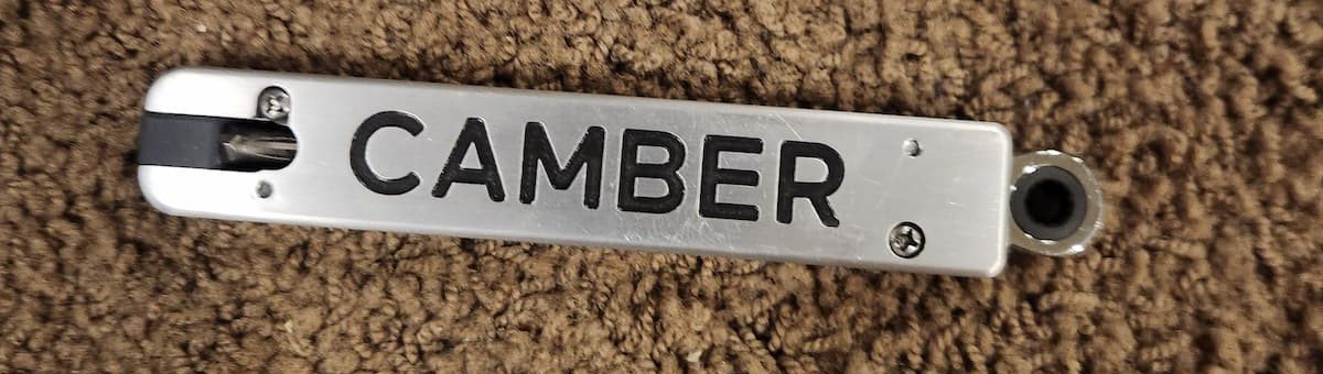 Camber side of the Proteus Adjustable Camber snowboard's wrench