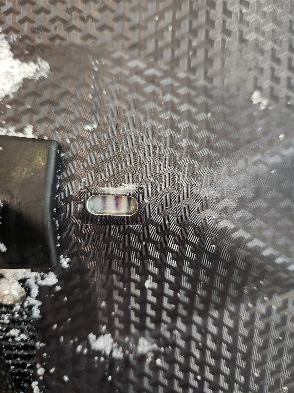 Rocker side of the Proteus Adjustable Camber snowboard's wrench