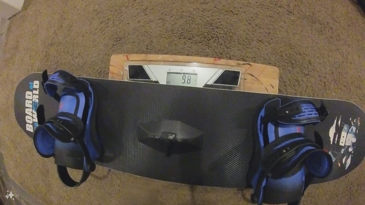 Proteus Weighs 9.8 lbs with bindings