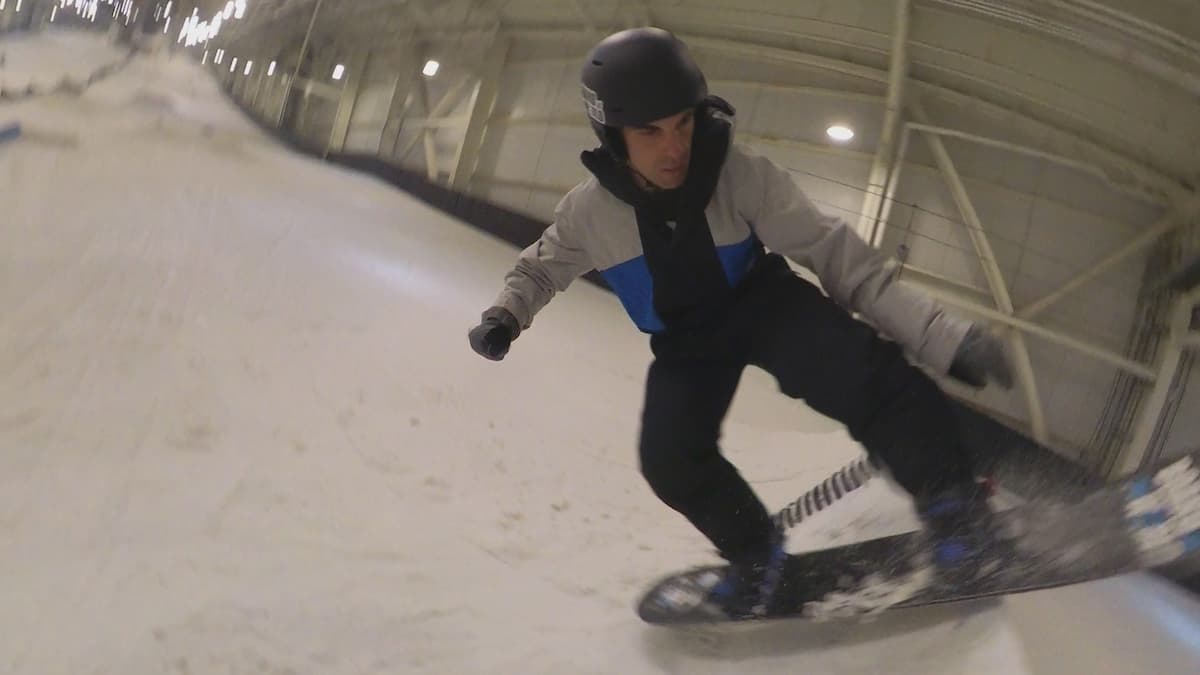 Wallride flex requires speed for adjustable camber system to bend (stiff spot in board)