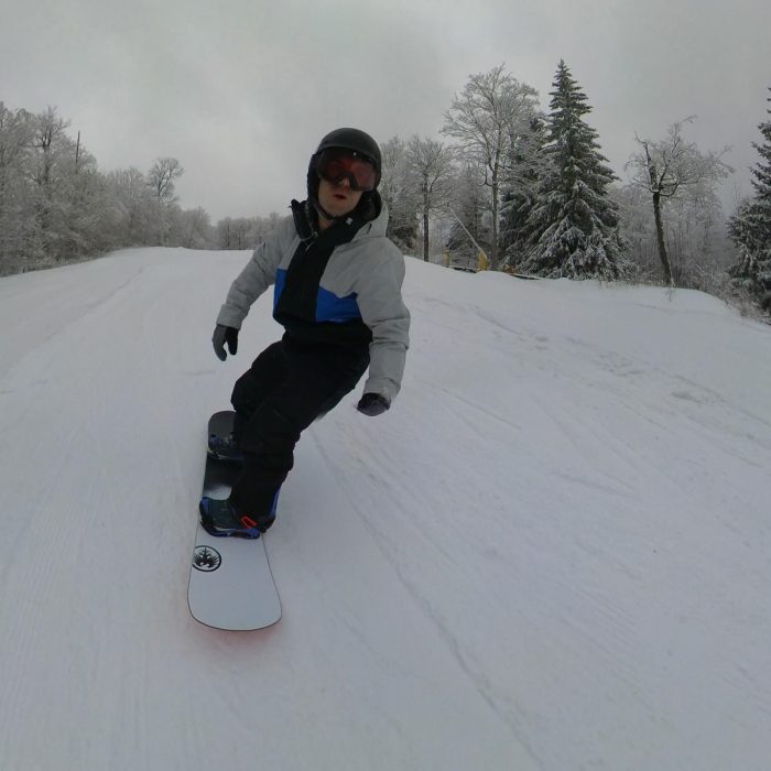 heelside carve