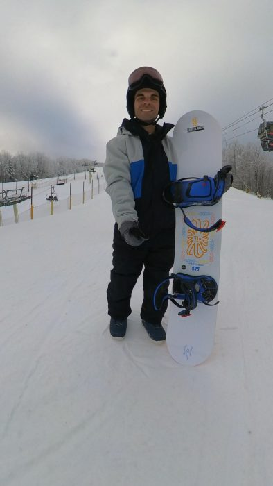 Steve Weber holding the Gnu Head Space 2025