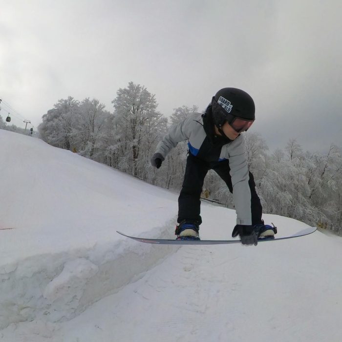 Testing the boards pop off jumps