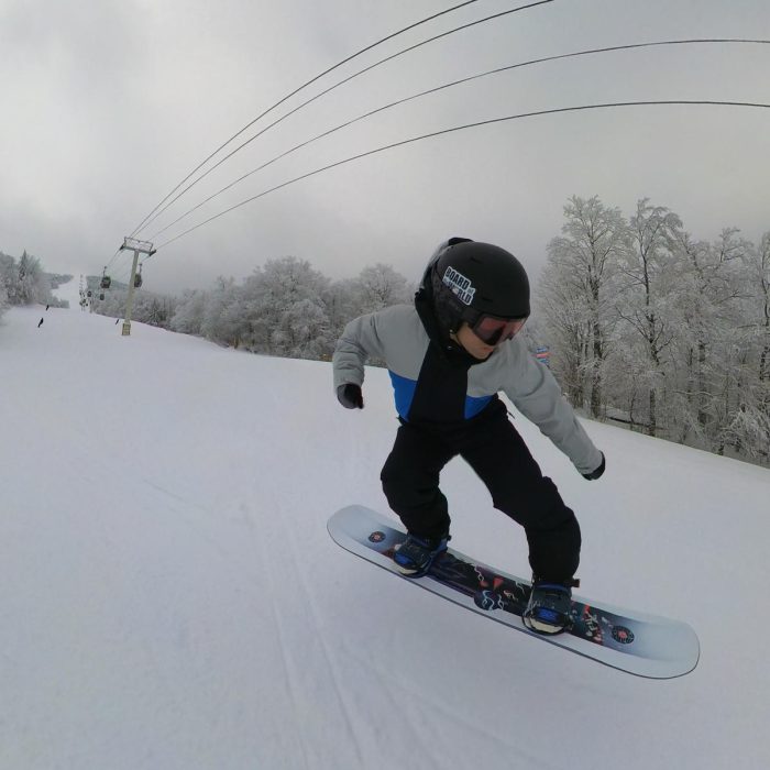 Testing the board's flatground pop