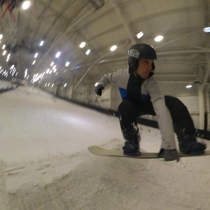 Burton Good Company 2025 Review: Is It Worth It vs the Blossom or Custom? 25 Steve doing a mute grab off a little jump