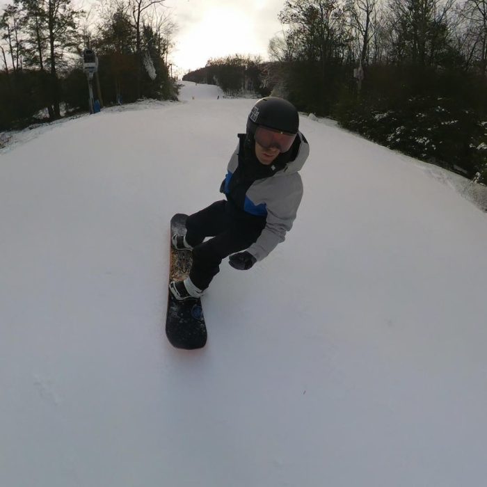 Never Summer Easy Rider Heelside Turn
