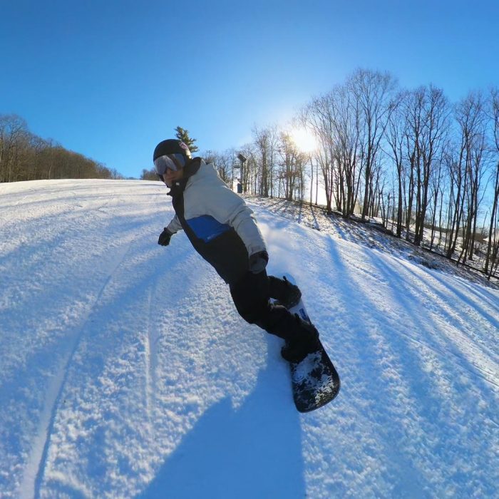 Never Summer proto ultra toe side turnNever Summer Proto Ultra