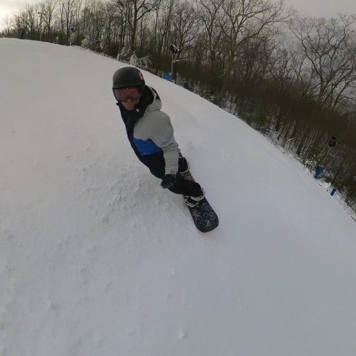 Toe Side Carve With NS Easy Rider