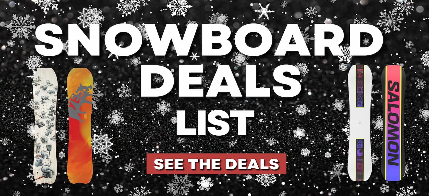 The Ultimate List of Snowboard Deals Running At the Moment 1 Snowboadr gear black friday deals for 2025