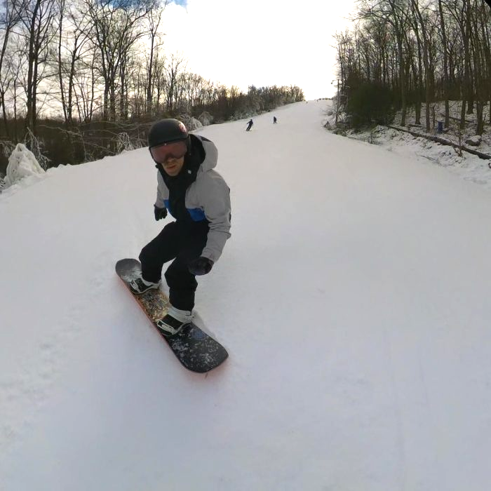 Carving On Ice With Never Summer Easy Rider