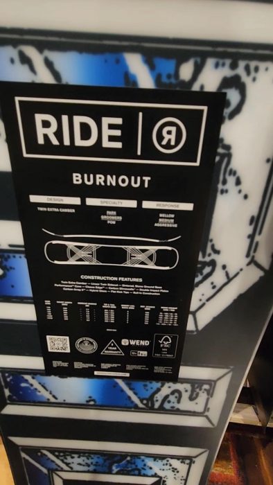 Ride Burnout Specs