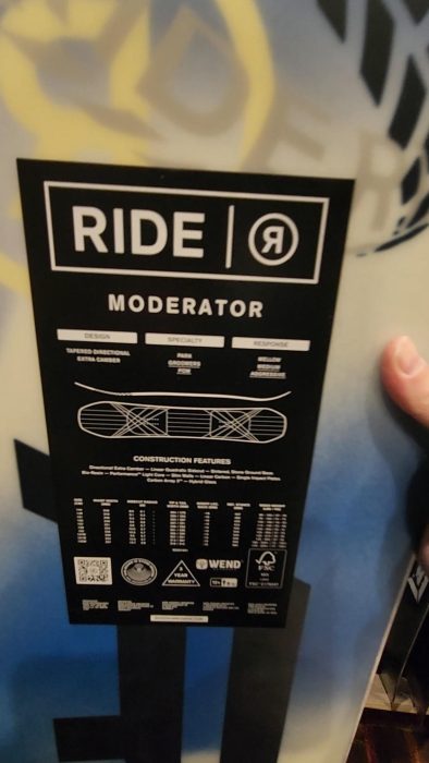 Ride Moderator Specs