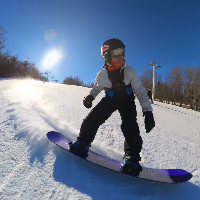 Heelside Carve Test Gnu Gremlin