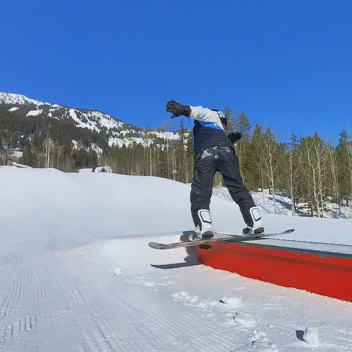 backside 270 boardslide Gilson Bounty Hunter
