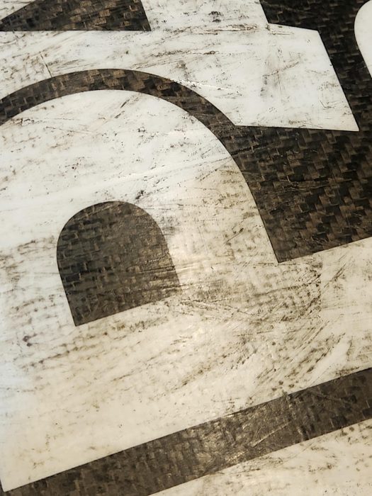 Impact Skateboards XPU Deck Review 31 Showing wear on Slick Layer