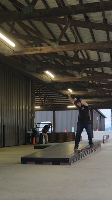 Tailslide from Woodward session in Adidas Busentiz