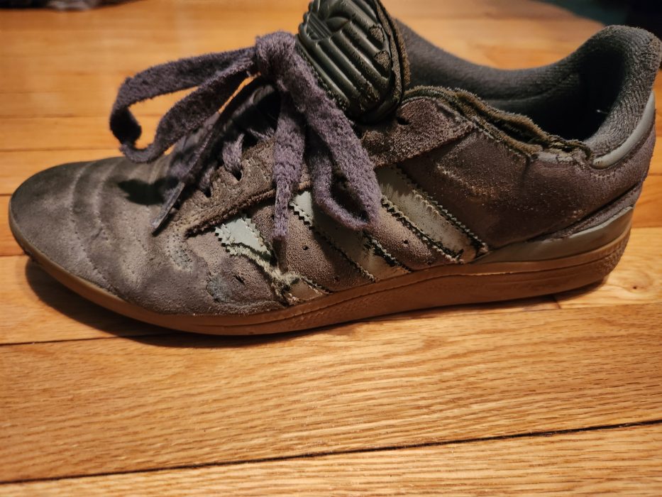 four months of skating the Busenitz showing wear