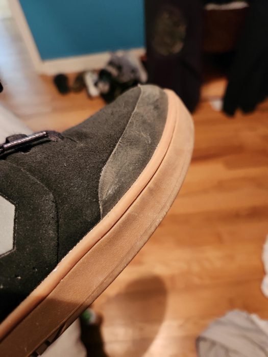 light wearing from kickflips