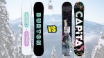 Burton Custom Camber vs the Capita DOA