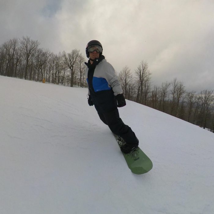 Toeside turn Capita Drakhorse