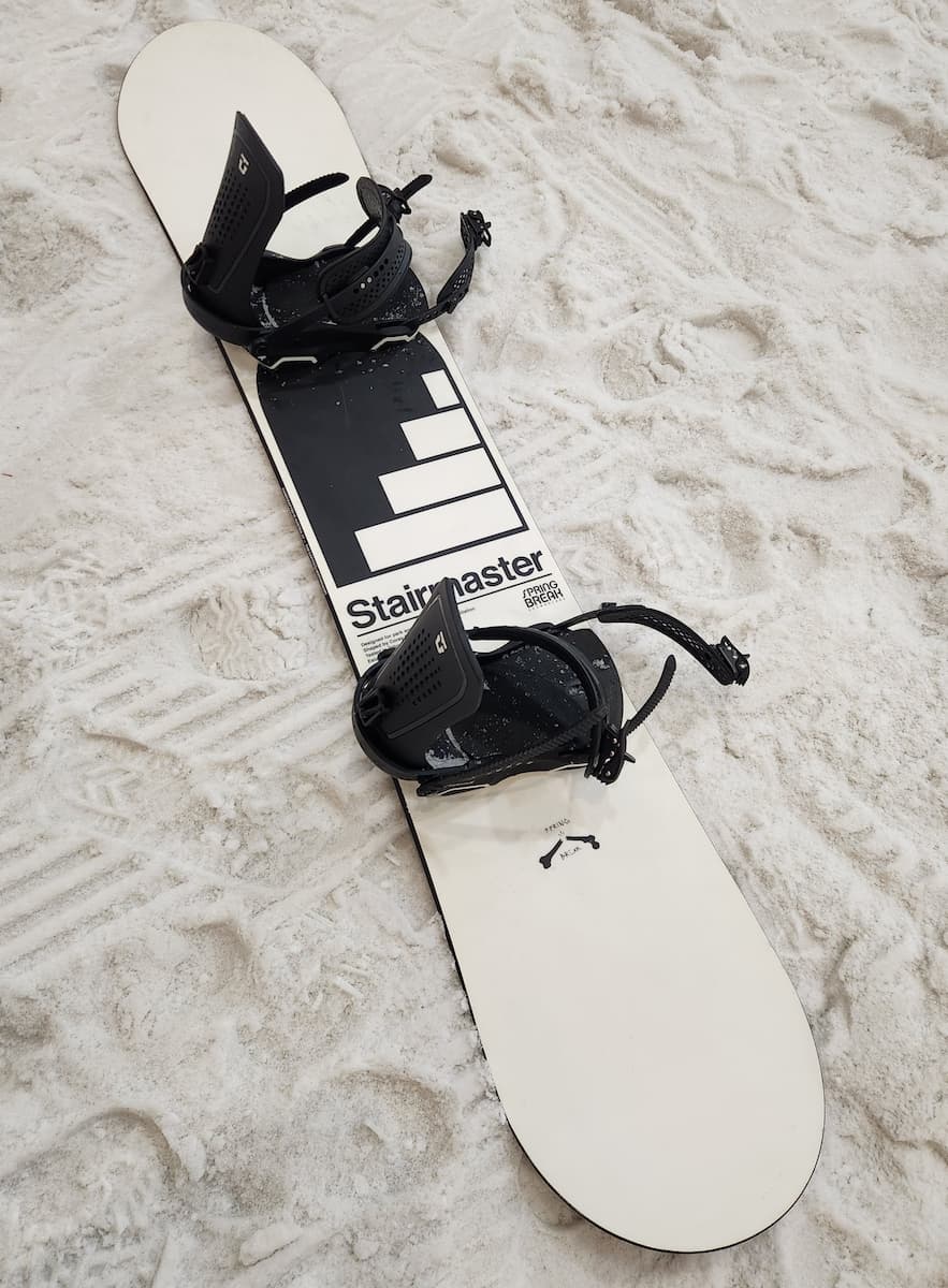 Capita Spring Break Stairmaster for 2025-2026 resting on snow