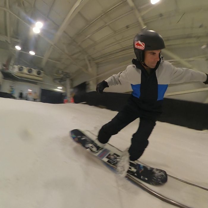 Never Summer Proto Type 3 Snowboard Review: Testing the Tech in the Park 55 Never Summer Proto Type 3 Nose Press