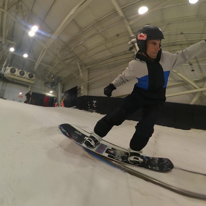 Never Summer Proto Type 3 Snowboard Review: Testing the Tech in the Park 33 Nose press short box