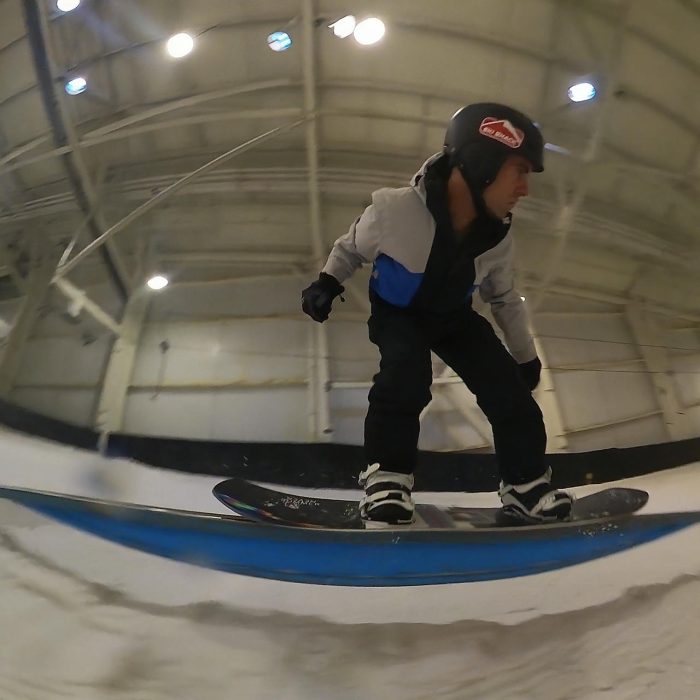 Never Summer Proto Type 3 Snowboard Review: Testing the Tech in the Park 52 Proto Type 3 5050 rainbow rail