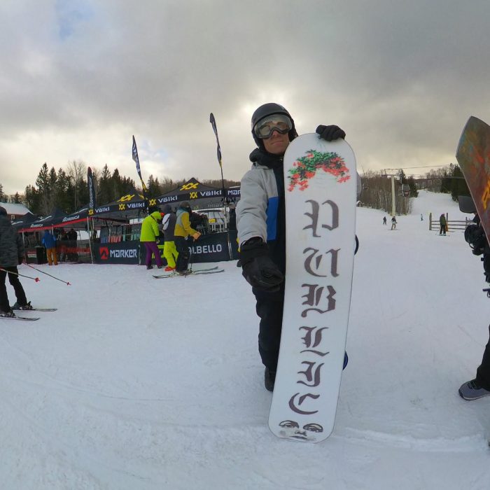 Public Disorder Snowboard Review for 2026: How Does It Ride in the Park? 54 Board of the World Author Steve Weber Holding the Public Disorder Snowboard