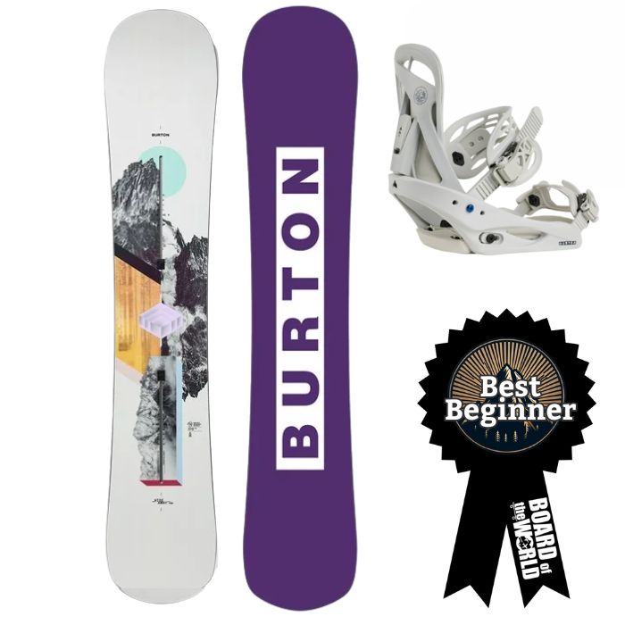 Burton Hideaway Women's Snowboard 2026 With Citizen Bindings