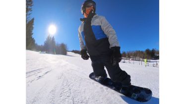 Learning to snowboard