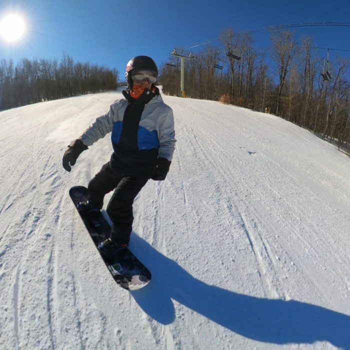 heelside carving