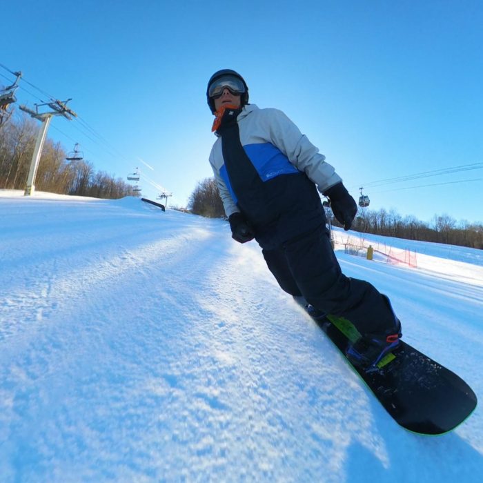 Toeside turn with the Danny Kass Arbor Park Pro