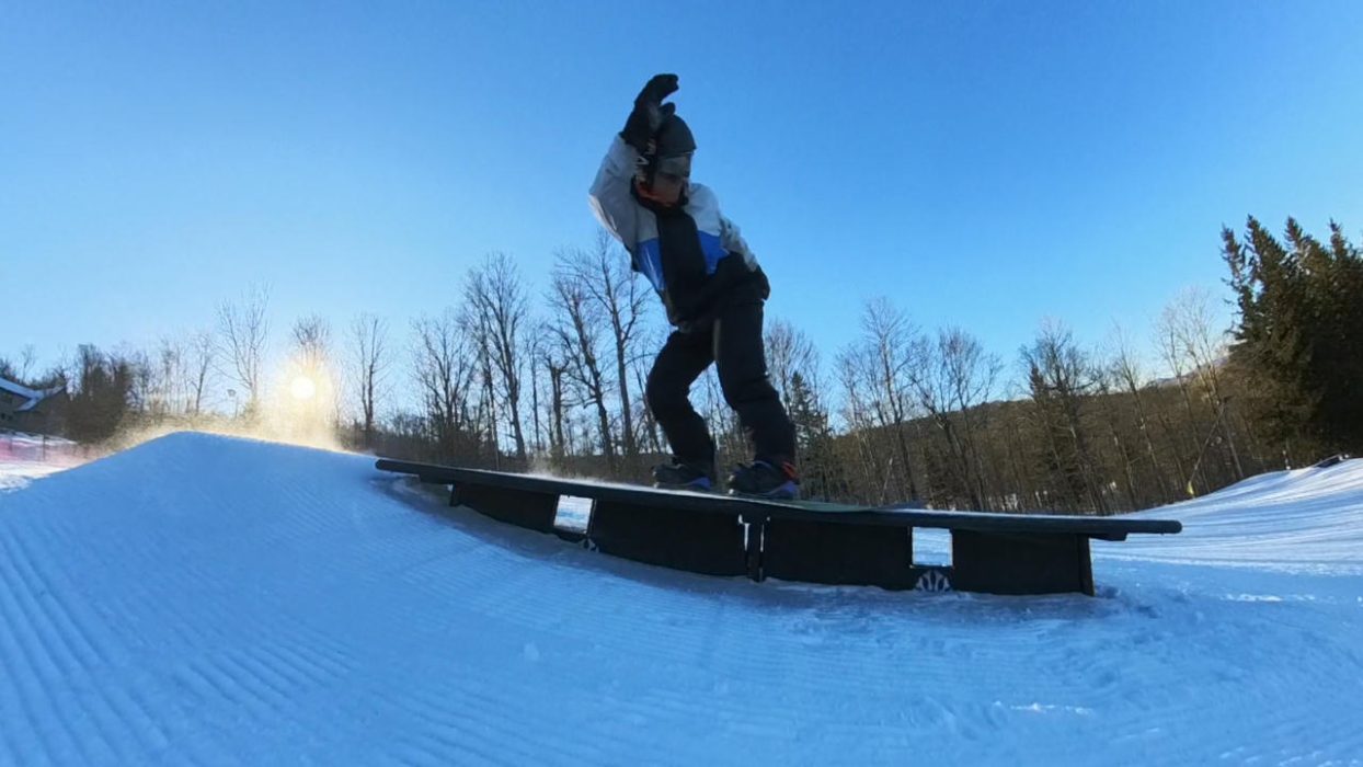Ride Moderator Snowboard Review 2026: Too Much Board for the Park? 12 Front Board on boxRide Review Testing