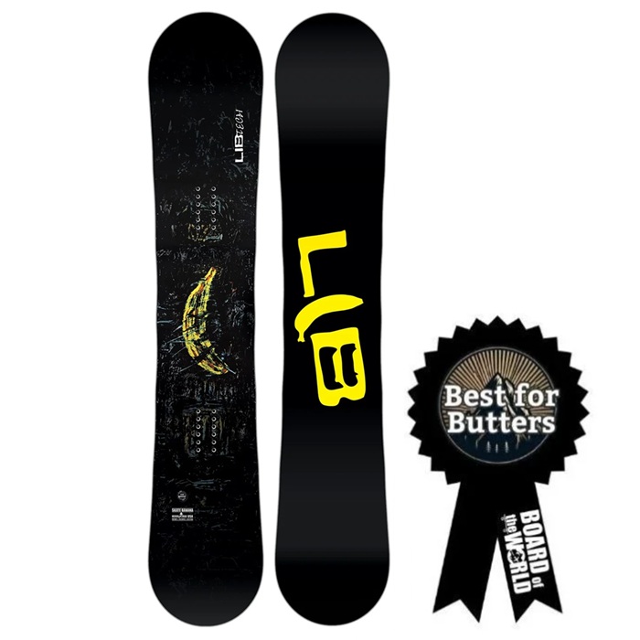 7 Best Snowboards for Buttering: Improving Your Flat Ground In 2025 - 2026 8 Lib Tech Skate Banana