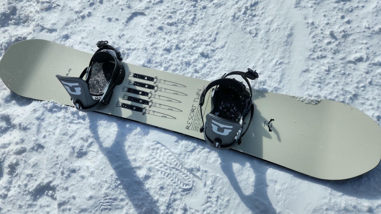 Capita Spring Break Resort Twin 2027 resting on snow