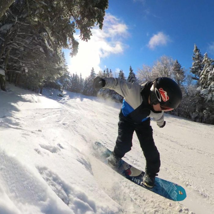 Lib Tech Orca II vs. The Original Review: Are the New Upgrades Worth It? 12 Steve hitting a side hit with the Lib Tech Orca Two (orca II) snowboard