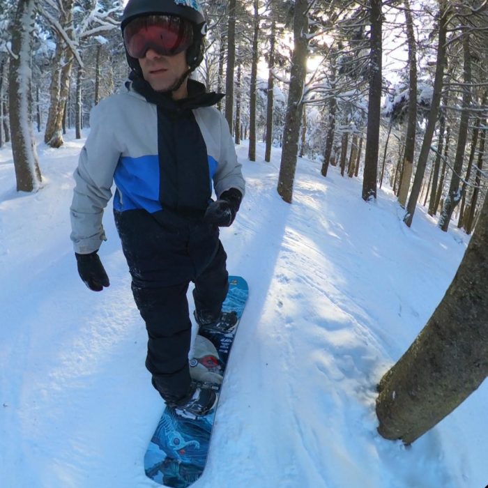 Lib Tech Orca II vs. The Original Review: Are the New Upgrades Worth It? 15 Riding switch through the trees with the Lib Tech Orca II