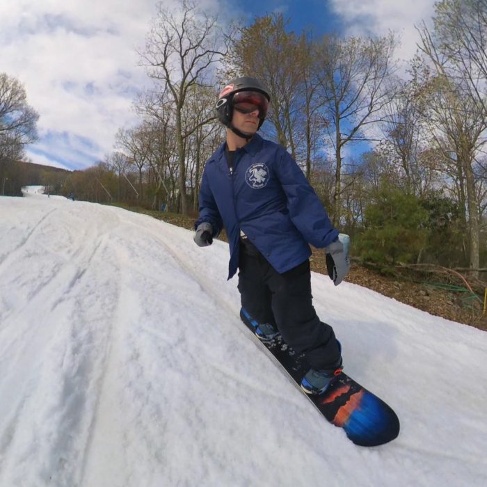 Toe Side Carve in Slush with Swift DT