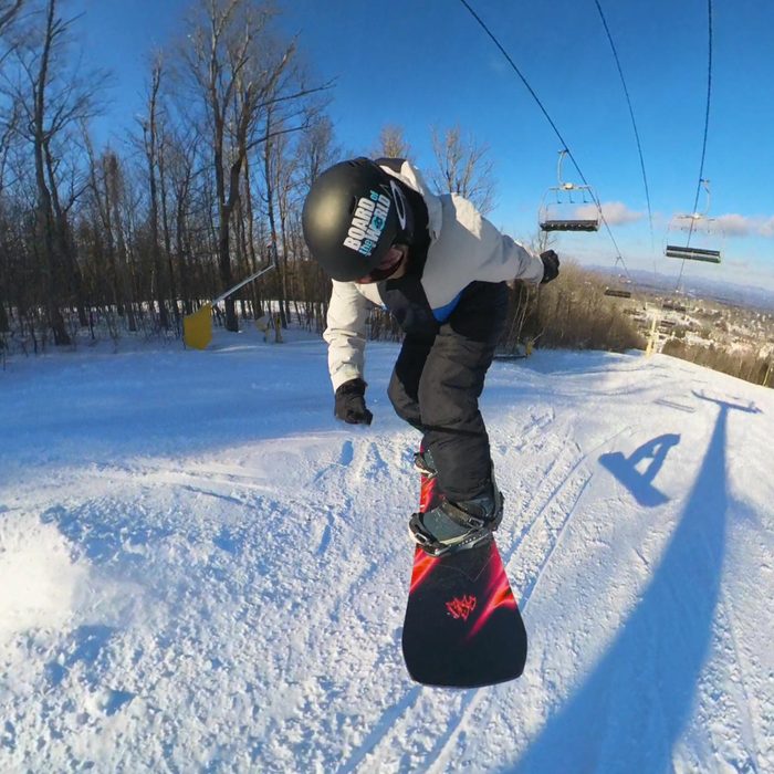 Backside 180 with Jones Howler Women's version